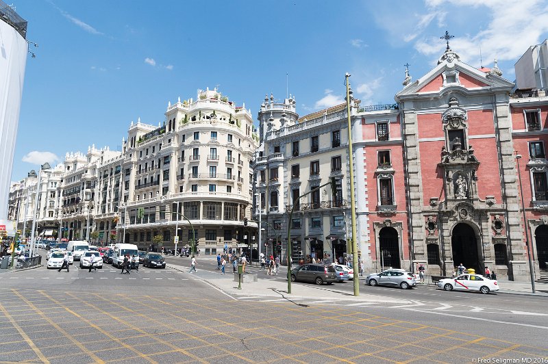 20160606_124202 D4S.jpg - Madrid is full of architectural beauty.  Gran Via on left